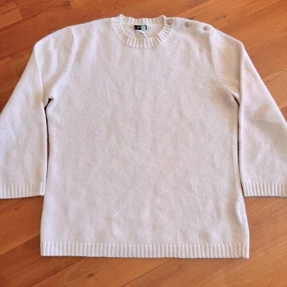J. Crew White Sweater - Picture 2 of 6